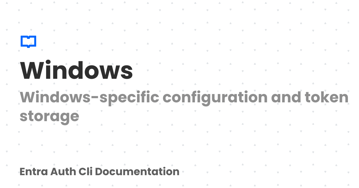 Windows | Documentation