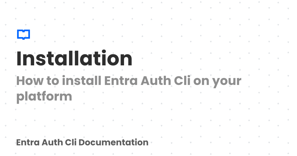 Installation | Documentation